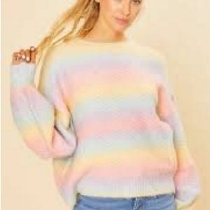 BB Dakota Ombre Sweater Size XL